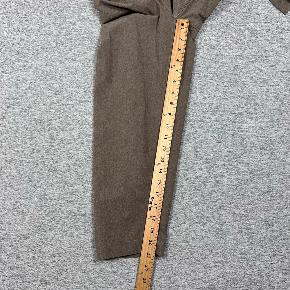 Eddie Bauer Travex Blazer Jacket Mens 50 Tall Brown Travel Nylon Stretch Pockets